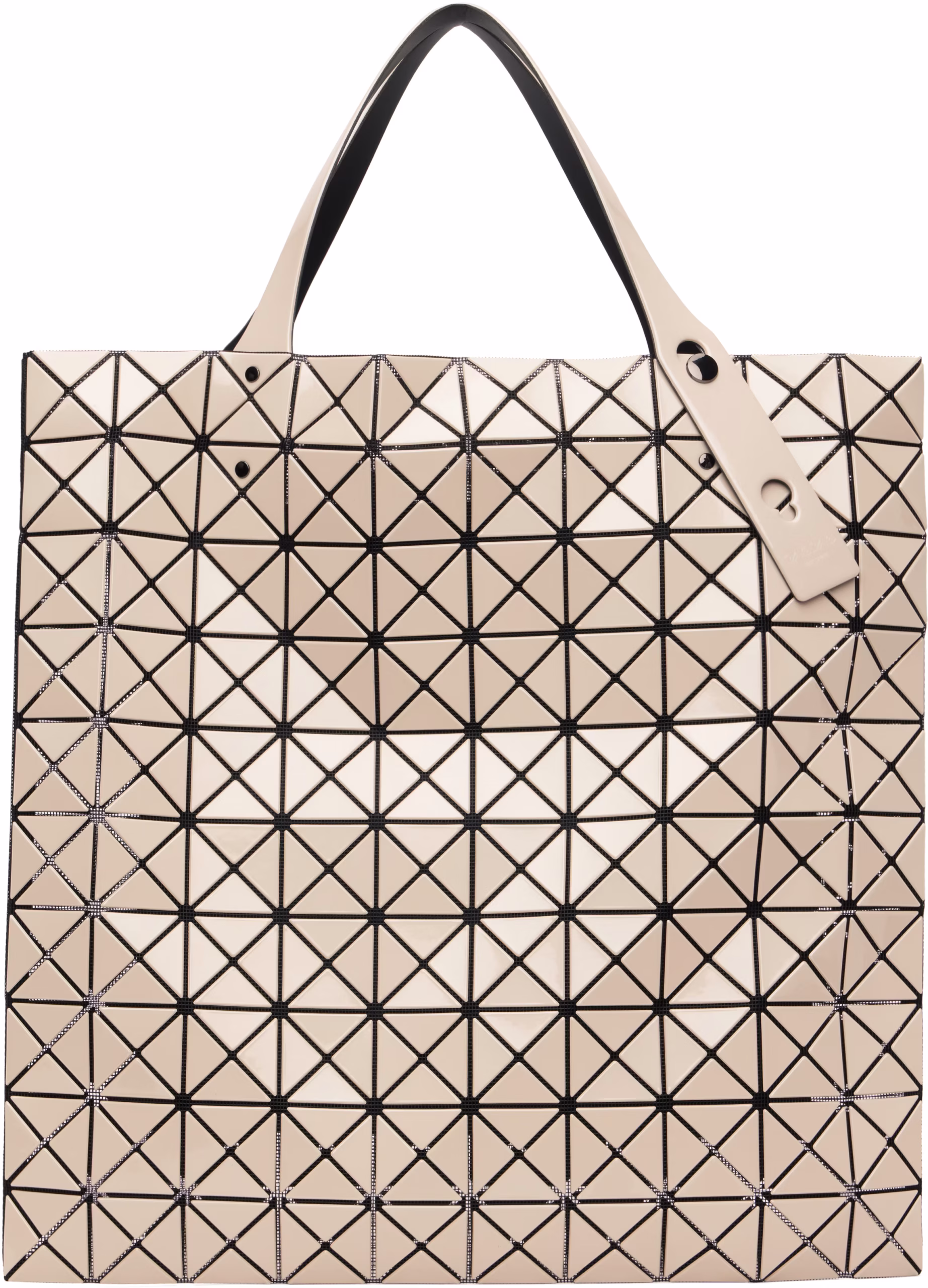 Beige Prism Tote
