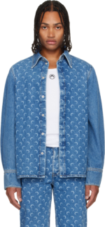 Blue Moon Laser Denim Shirt