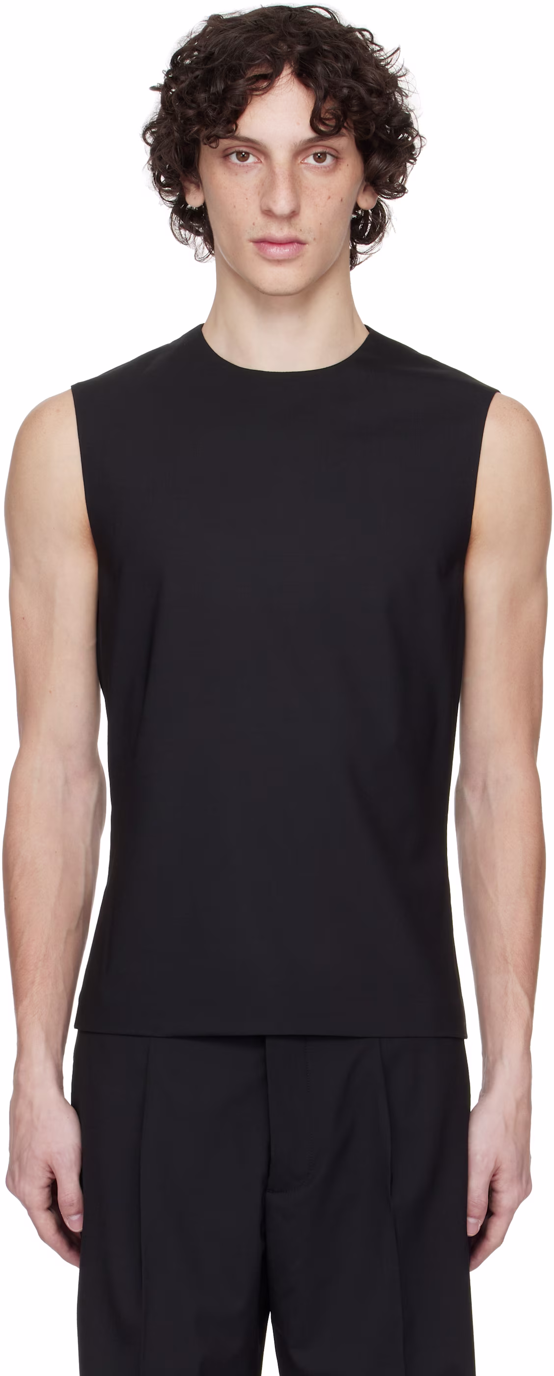 032c Black '032c Office Attire' Cropped Suit Top